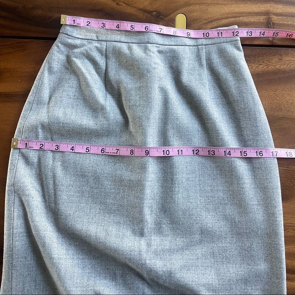 ESCADA Marghareta Ley Vintage Virgin Wool Mermaid Maxi High Waist Skirt Sz XS - Picture 8 of 11